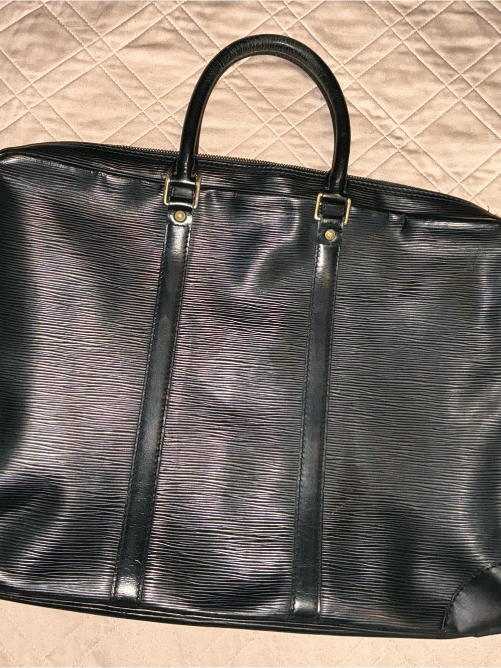 Louis Vuitton Porte-Documents Briefcase – Black Epi Leather | Vintage 👀 - Picture 14 of 15